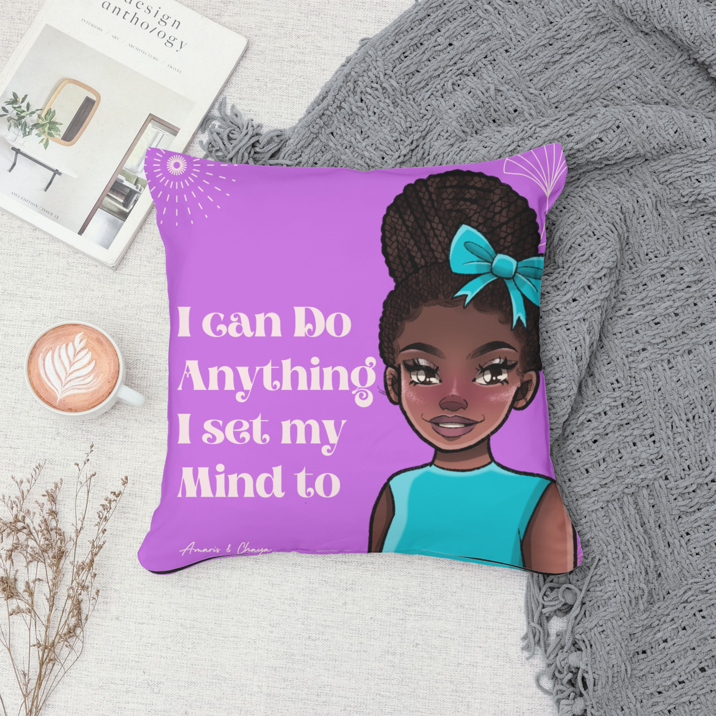 I can do Anything Affirmation Cushion - Plush Ama