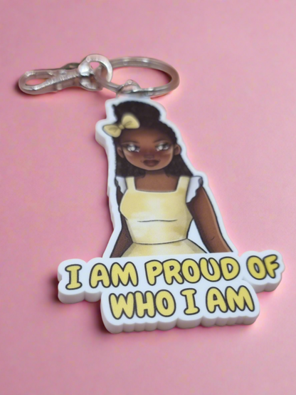 Imani Affirmation Keychain Pendant