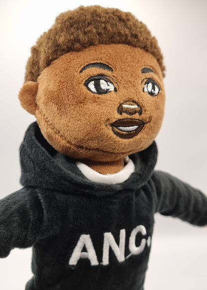 Kobe boy Doll in a Hoodie by Amaris and Chaya