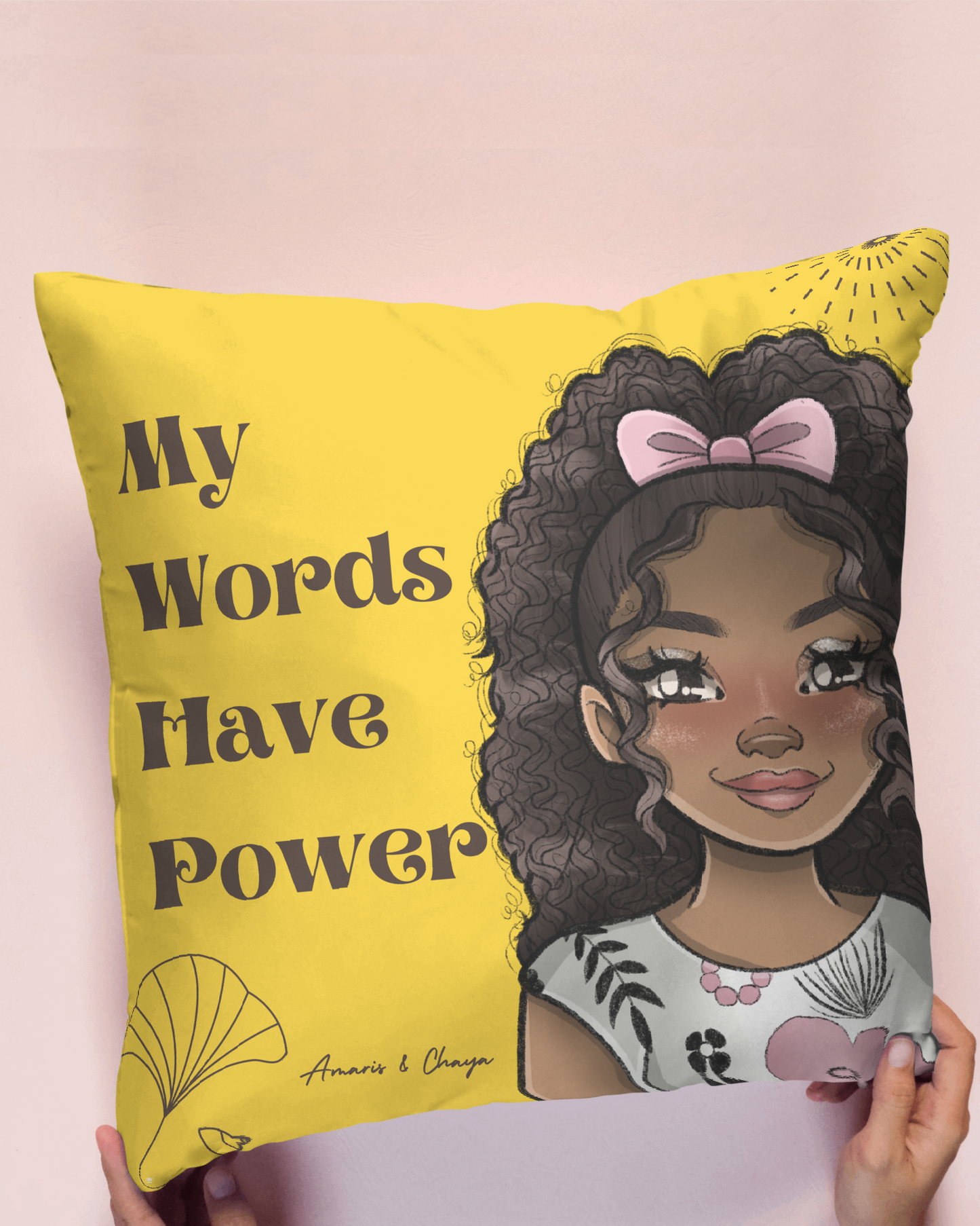 My Words have Power Affirmation Cushion - Chaya