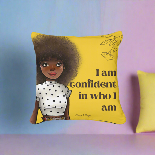 I am Confident... Affirmation Cushion - Temilade