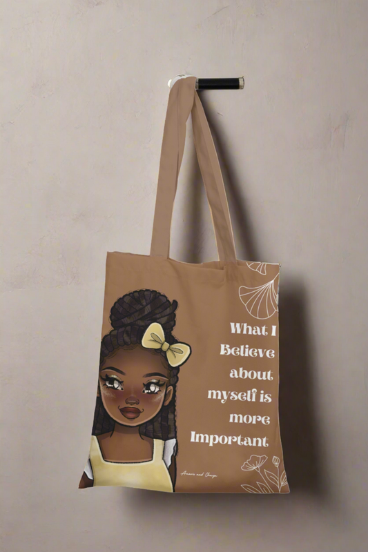 What I Believe brown Tote bag - Imani