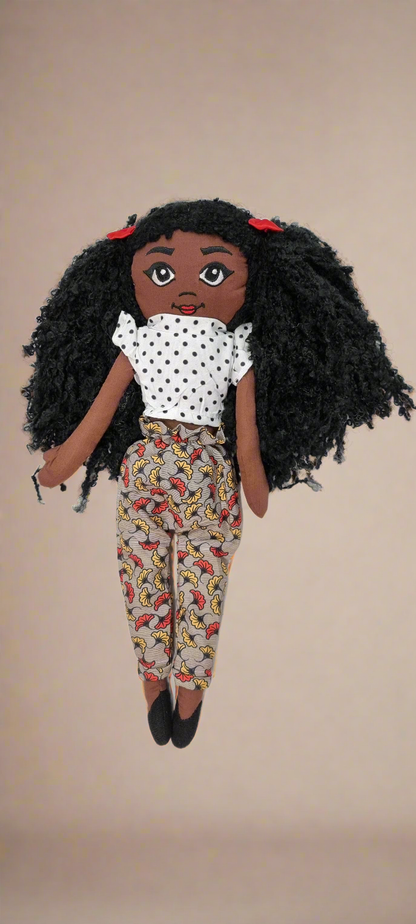 Amaris Black Girl Doll - High-Waisted Trousers