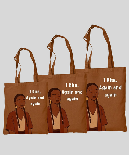 I Rise Again And Again Tote Bag