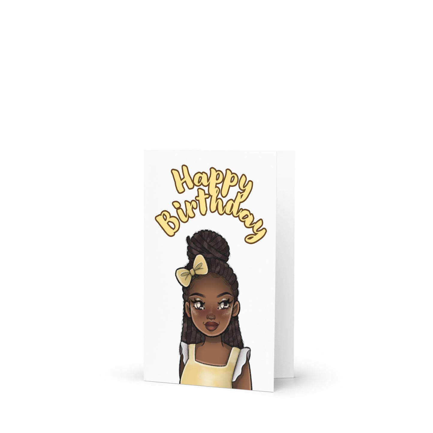 Happy Birthday card - Girl