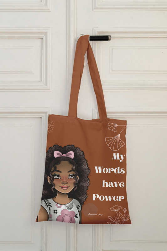 My Words have Power Tote bag - Chaya