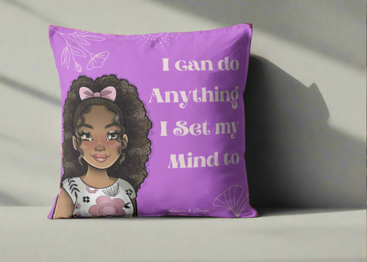 I can do Anything Affirmation Cushion- Chaya