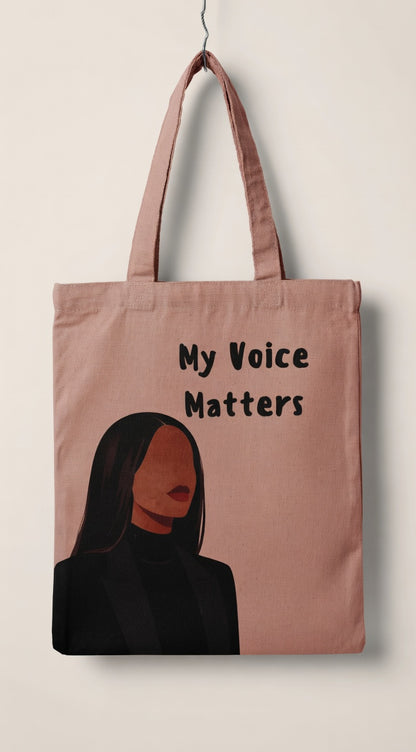 My Voice Matters Tote Bag