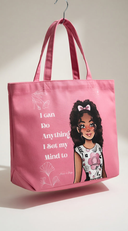 I can do anything Carry-All Tote Bag (wide Base)