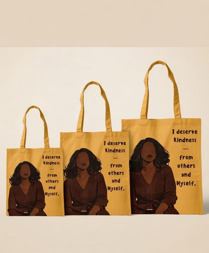 I Deserve Kindness Carry-All Tote Bag v2