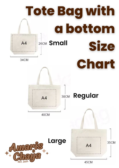 I am Enough. Always Carry-All Tote Bag (wide Base)