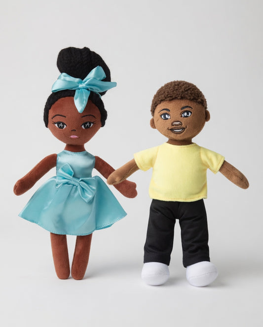 Ama and Kobe Doll Set