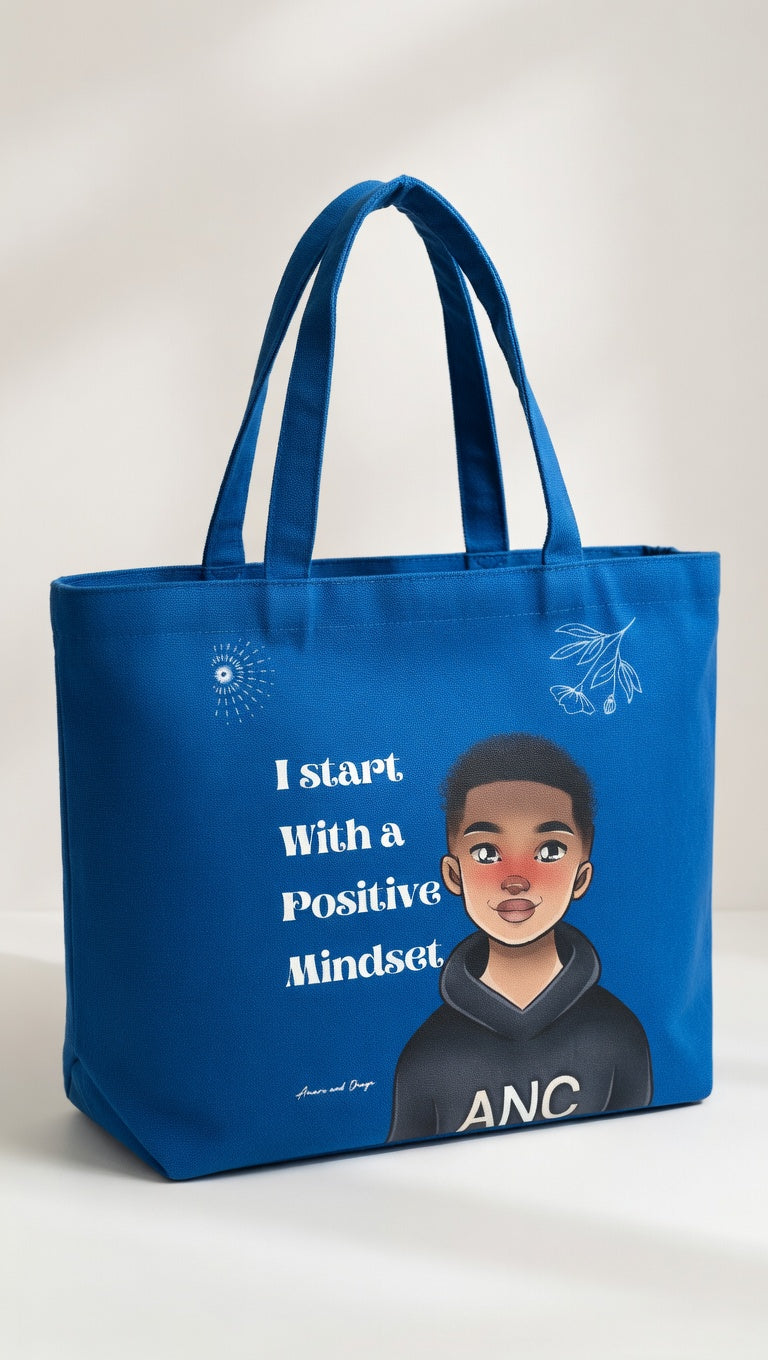 Positive mindset - RJ - Carry-All Tote Bag (wide Base)