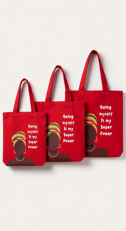 Being Myself is my Superpower Tote Bag