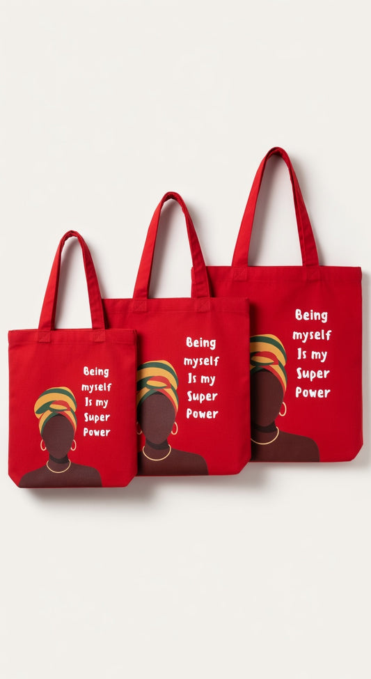 Being Myself is my Superpower Tote Bag