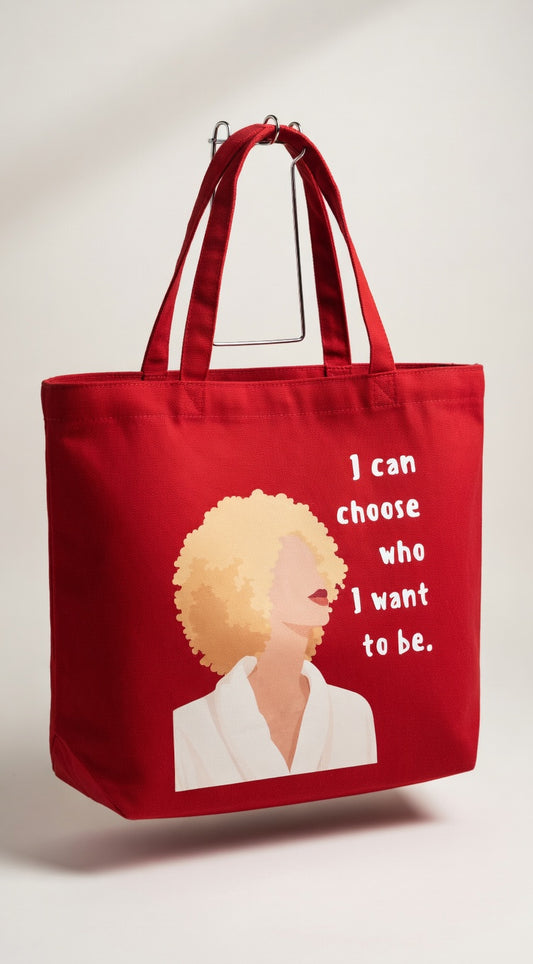 I can Choose Who I Want to Be Carry-All Tote Bag v2 (wide Base)