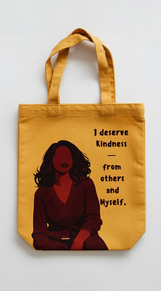 I Deserve Kindness Carry-All Tote Bag v2
