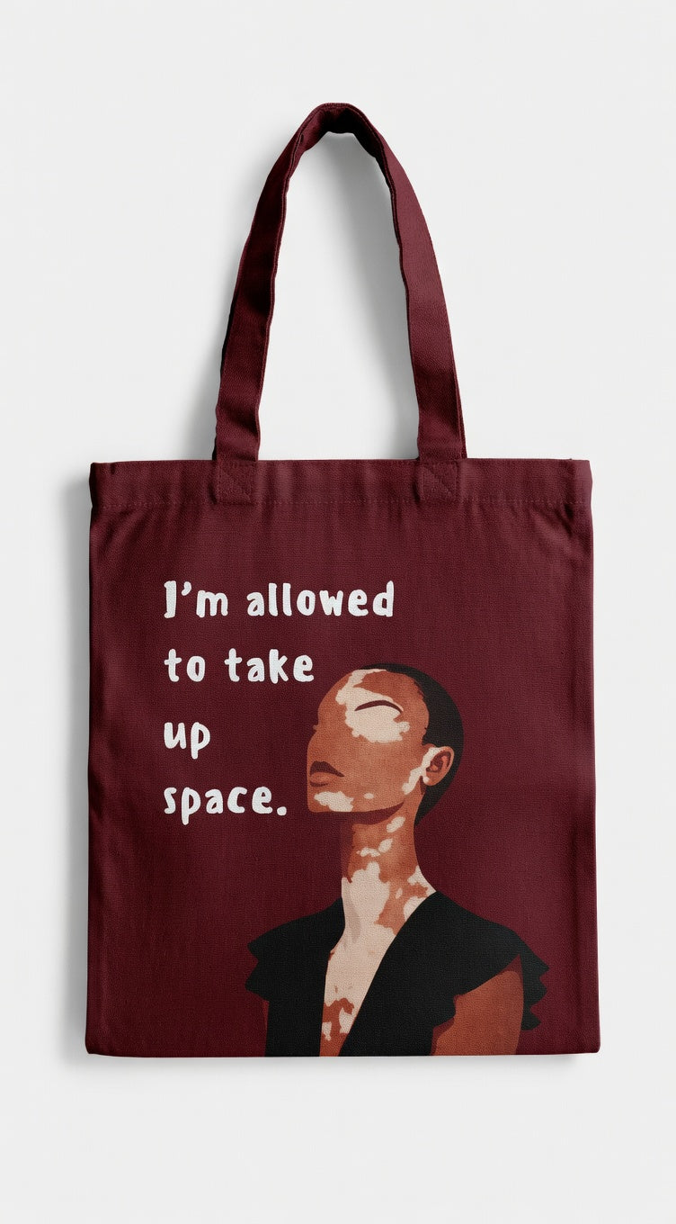 I'm allowed to take up space Tote Bag v2