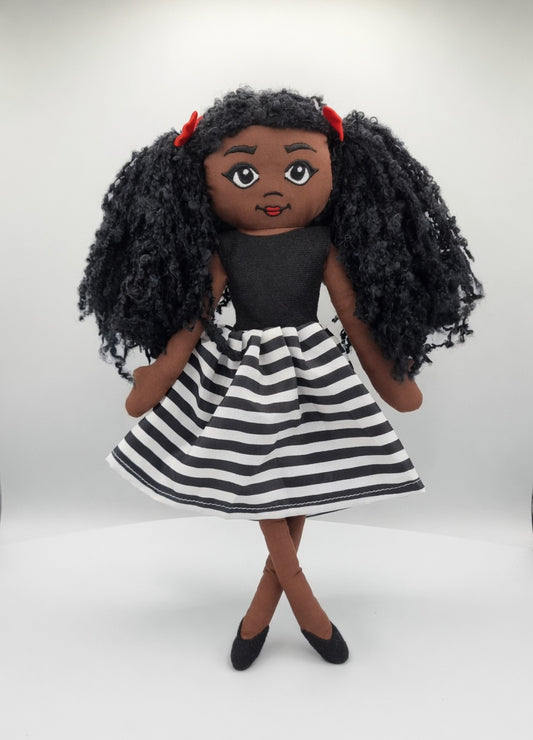 Amaris Inclusive Fabric Doll – Soft Cloth Doll Celebrating Diversity