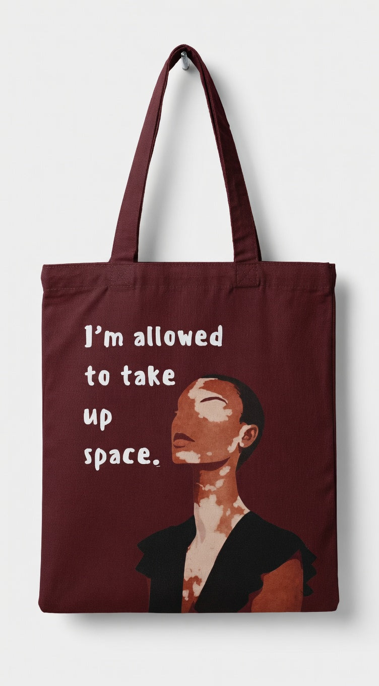 I'm allowed to take up space Tote Bag v2