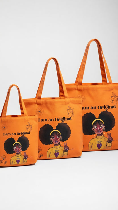 I am an Original - Amaris - Carry All Tote Bag (wide Base)