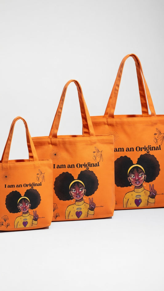 I am an Original - Amaris - Carry All Tote Bag (wide Base)