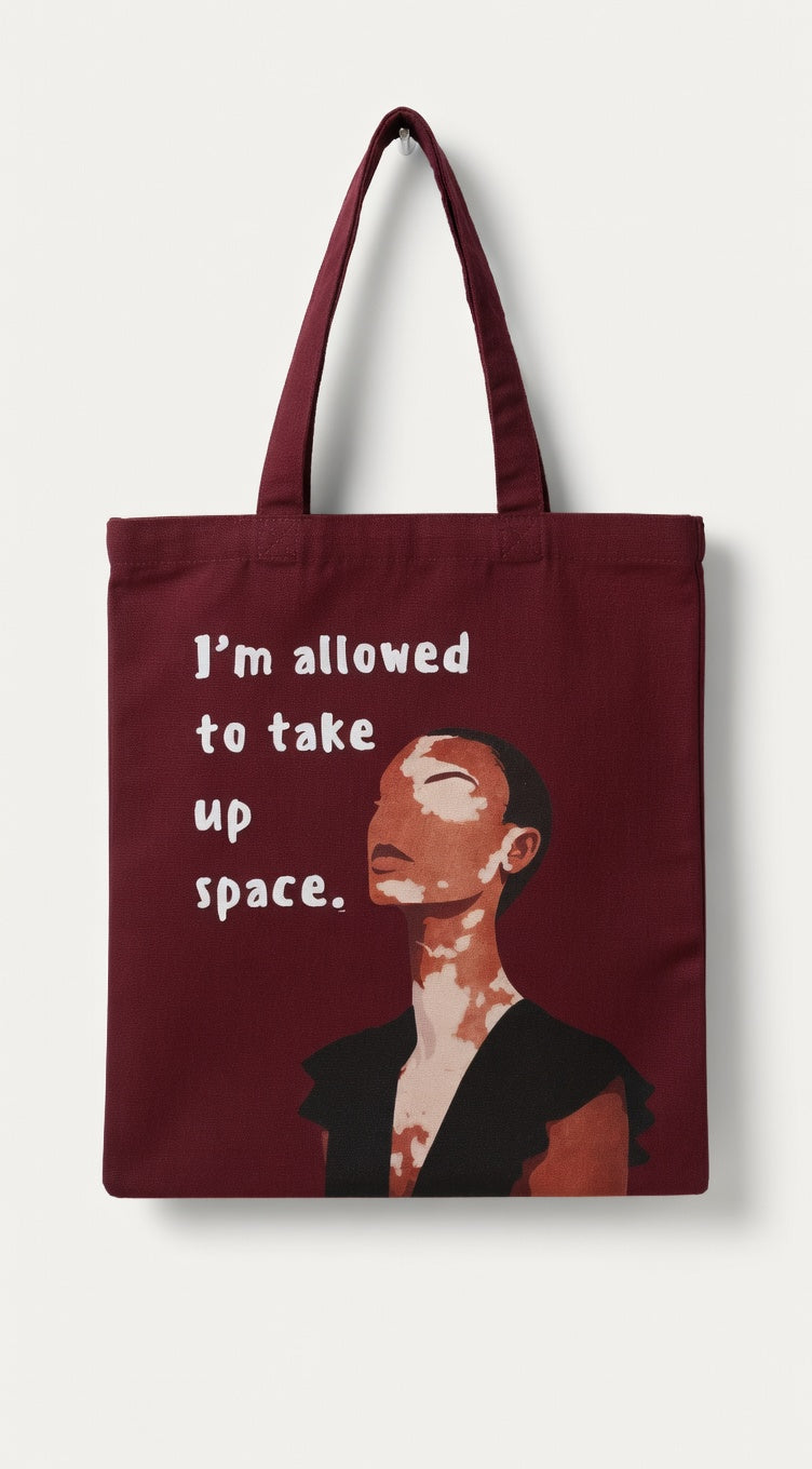 I'm allowed to take up space Tote Bag v2