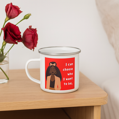 I choose Affirmation Enamel Mug