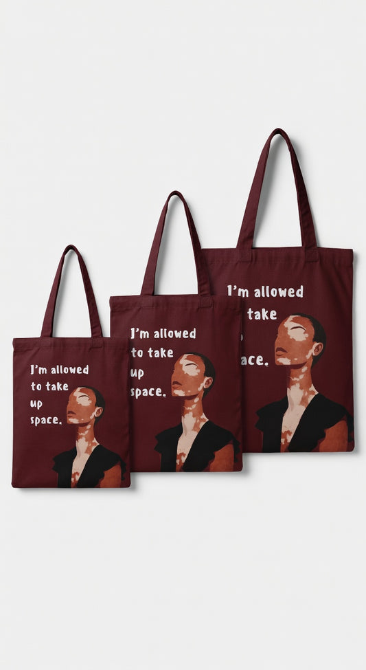 I'm allowed to take up space Tote Bag v2