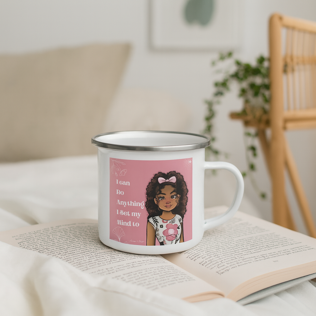 I Can Affirmation Enamel Mug