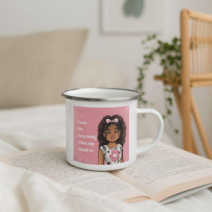 I Can Affirmation Enamel Mug